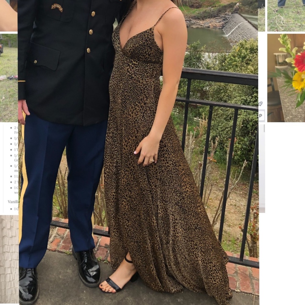 Lulu’s Cheetah Print Formal Dress